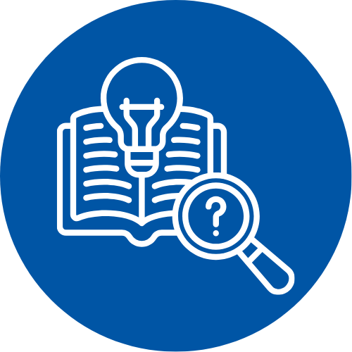 Reading a book icon