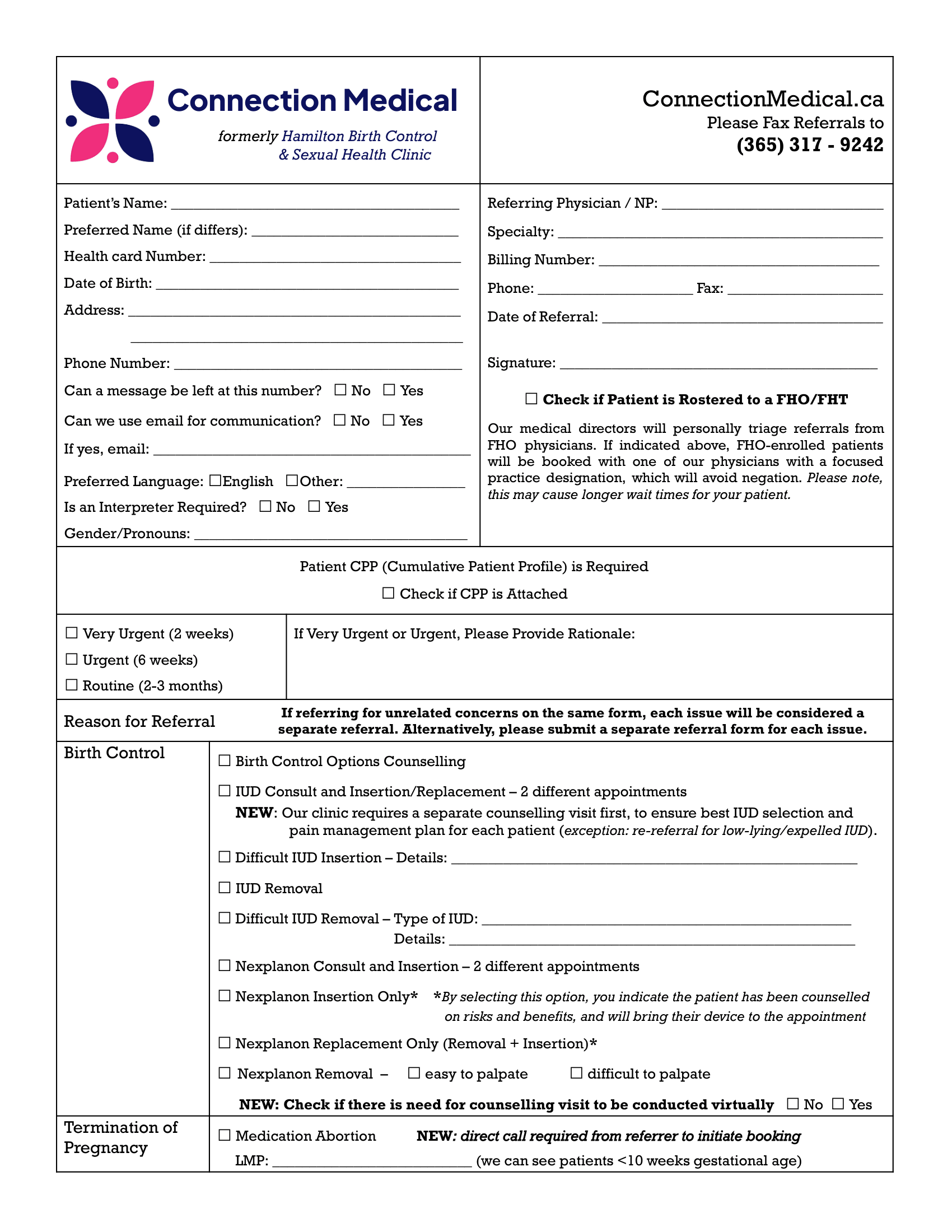 Connection Medical &ndash; HBCC