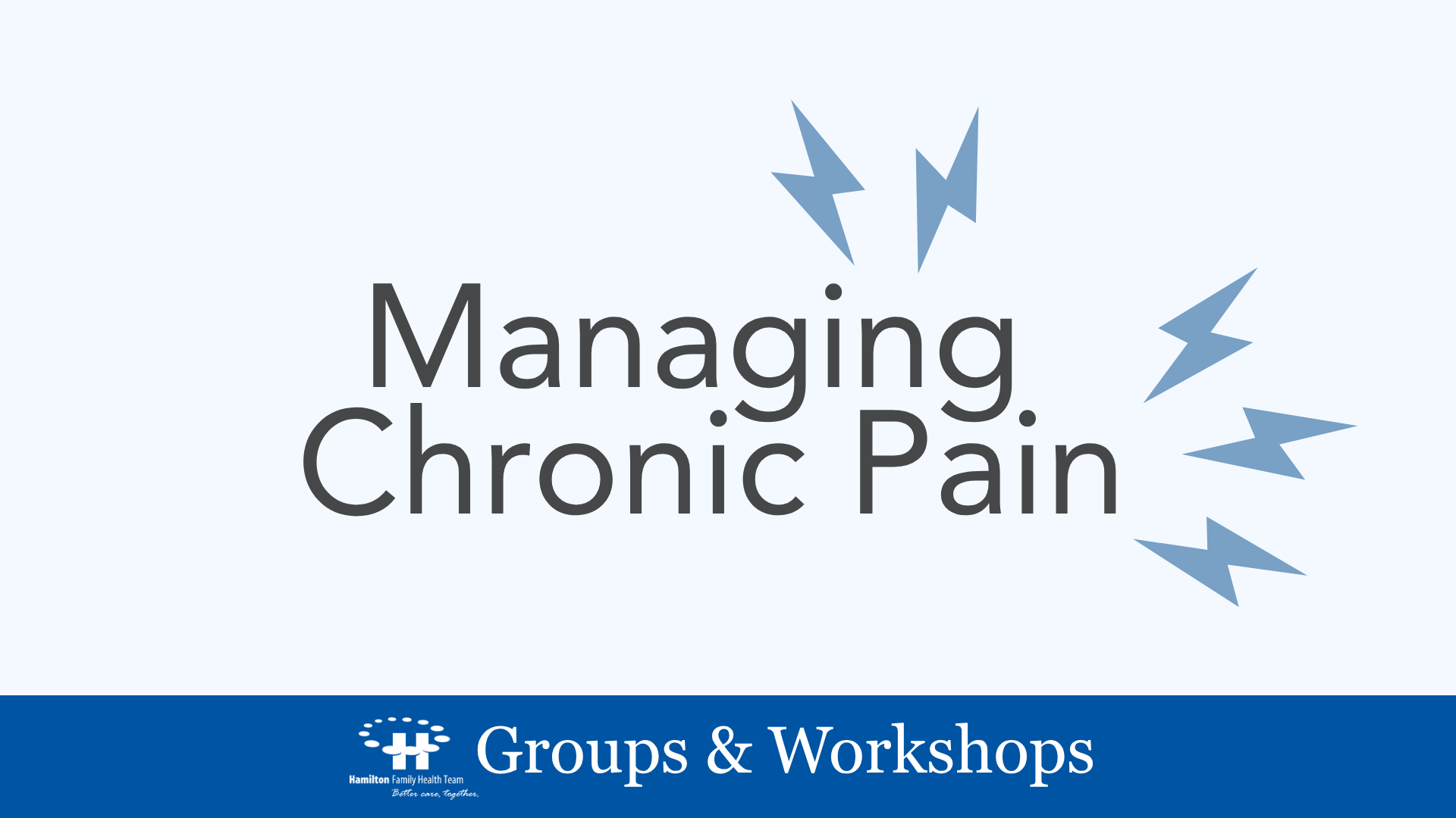 Managing Chronic Pain