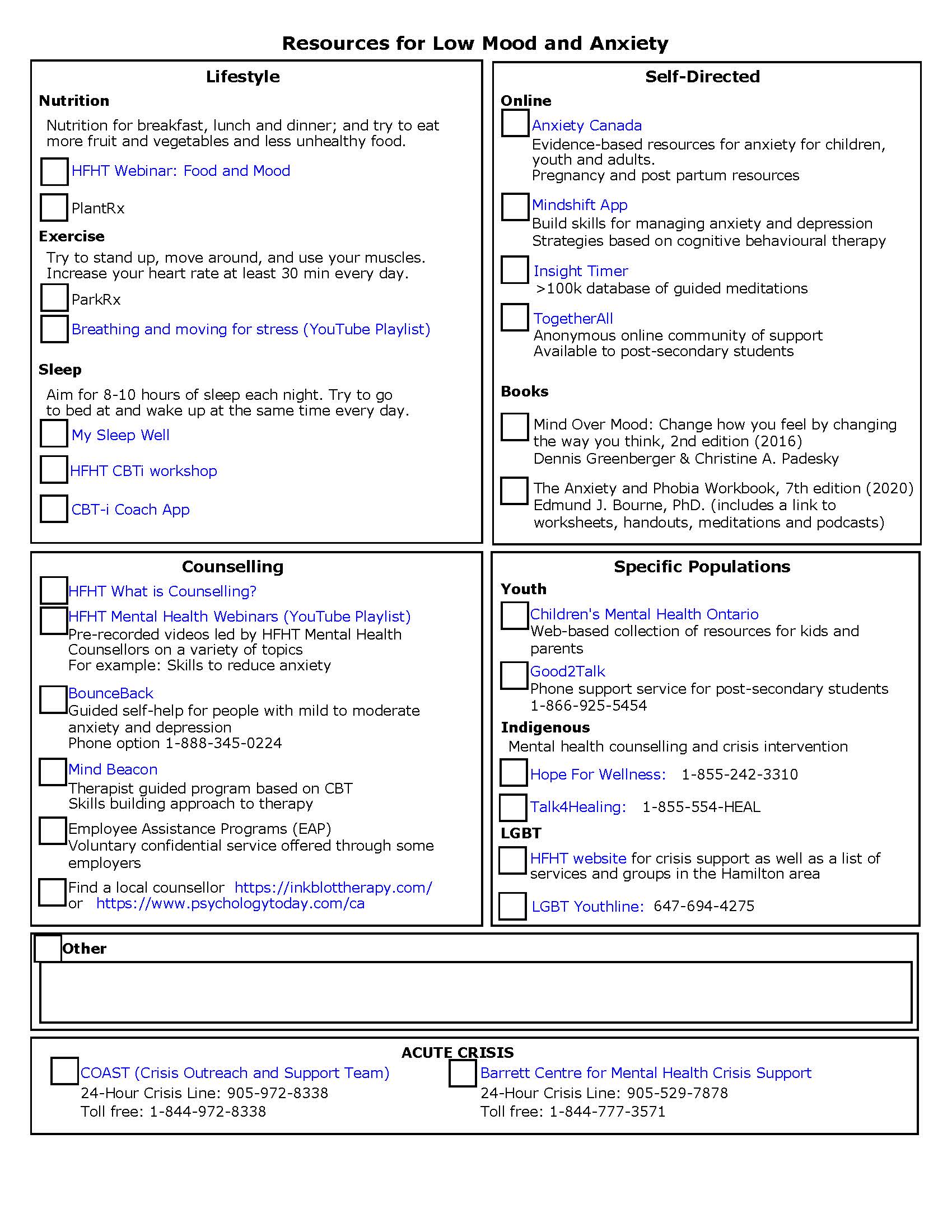telus ps hfht self-management substance use resources