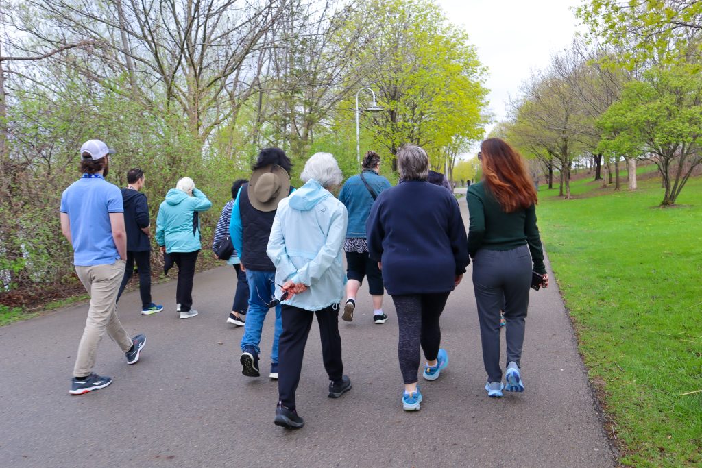 Just Walk group at Bayfront