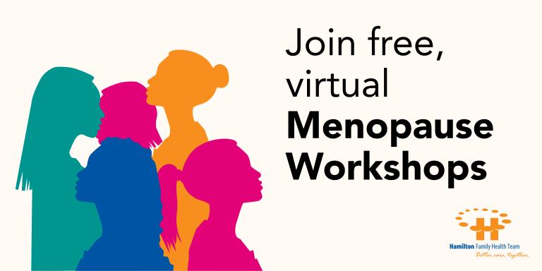 Join free, virtual Menopause Workshops