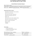 Internal Medicine Consultation - Chaudhry