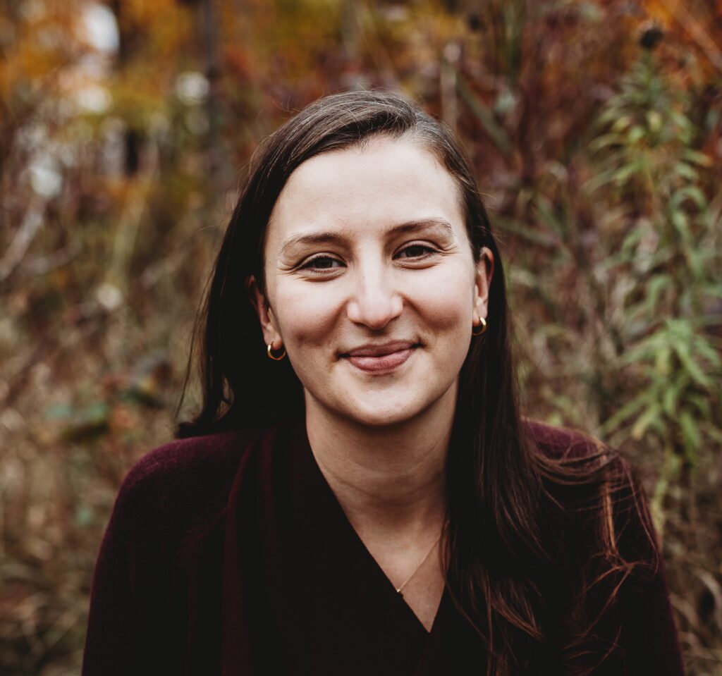Robyn Synnott in a forest